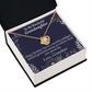 To My Granddaughter Birthday Gift From Grandma Infinity Knot Necklace Message Card-Express Your Love Gifts