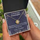 To My Granddaughter Birthday Gift From Grandma Infinity Knot Necklace Message Card-Express Your Love Gifts