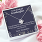 To My Granddaughter Birthday Gift From Grandma Infinity Knot Necklace Message Card-Express Your Love Gifts