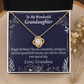 To My Granddaughter Birthday Gift From Grandma Infinity Knot Necklace Message Card-Express Your Love Gifts