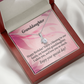 To My Granddaughter Birthday Granddaughter Alluring Ribbon Necklace Message Card-Express Your Love Gifts