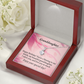 To My Granddaughter Birthday Granddaughter Alluring Ribbon Necklace Message Card-Express Your Love Gifts