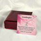 To My Granddaughter Birthday Granddaughter Alluring Ribbon Necklace Message Card-Express Your Love Gifts