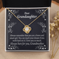 To My Granddaughter Brave and Smart Granddaughter From Grandma Infinity Knot Necklace Message Card-Express Your Love Gifts