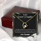 To My Granddaughter Encouragement From Grandma Forever Necklace w Message Card-Express Your Love Gifts