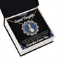 To My Granddaughter Encouragement from Grandpa Alluring Ribbon Necklace Message Card-Express Your Love Gifts