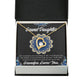 To My Granddaughter Encouragement From Grandpa Forever Necklace w Message Card-Express Your Love Gifts