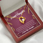 To My Granddaughter Every Time Forever Necklace w Message Card-Express Your Love Gifts