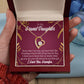 To My Granddaughter Every Time Forever Necklace w Message Card-Express Your Love Gifts