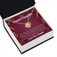 To My Granddaughter Every Time From Grandpa Infinity Knot Necklace Message Card-Express Your Love Gifts
