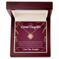 To My Granddaughter Every Time From Grandpa Infinity Knot Necklace Message Card-Express Your Love Gifts