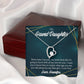 To My Granddaughter Every Time Grandpa Sees You Forever Necklace w Message Card-Express Your Love Gifts