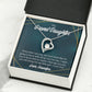 To My Granddaughter Every Time Grandpa Sees You Forever Necklace w Message Card-Express Your Love Gifts