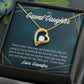 To My Granddaughter Every Time Grandpa Sees You Forever Necklace w Message Card-Express Your Love Gifts