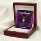 To My Granddaughter Every time I see you Alluring Ribbon Necklace Message Card-Express Your Love Gifts