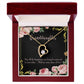 To My Granddaughter Extra Share of Love Forever Necklace w Message Card-Express Your Love Gifts