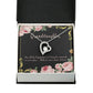 To My Granddaughter Extra Share of Love Forever Necklace w Message Card-Express Your Love Gifts
