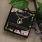 To My Granddaughter Extra Share of Love Forever Necklace w Message Card-Express Your Love Gifts