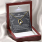 To My Granddaughter For Brave and Smart Granddaughter Forever Necklace w Message Card-Express Your Love Gifts