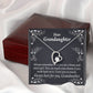 To My Granddaughter For Brave and Smart Granddaughter Forever Necklace w Message Card-Express Your Love Gifts