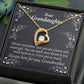 To My Granddaughter For Brave and Smart Granddaughter Forever Necklace w Message Card-Express Your Love Gifts
