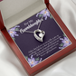 To My Granddaughter Gift From Heaven Forever Necklace w Message Card-Express Your Love Gifts
