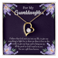 To My Granddaughter Gift From Heaven Forever Necklace w Message Card-Express Your Love Gifts