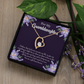 To My Granddaughter Gift From Heaven Forever Necklace w Message Card-Express Your Love Gifts