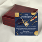 To My Granddaughter Graduation Gift Infinity Knot Necklace Message Card-Express Your Love Gifts