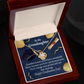 To My Granddaughter Graduation Gift Infinity Knot Necklace Message Card-Express Your Love Gifts