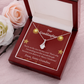 To My Granddaughter Granddaughter Christmas Card Alluring Ribbon Necklace Message Card-Express Your Love Gifts