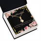 To My Granddaughter Granddaughter Gift Alluring Ribbon Necklace Message Card-Express Your Love Gifts