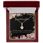 To My Granddaughter Granddaughter Gift Alluring Ribbon Necklace Message Card-Express Your Love Gifts