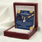 To My Granddaughter Granddaughter Graduation Gift Alluring Ribbon Necklace Message Card-Express Your Love Gifts