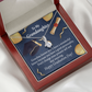 To My Granddaughter Granddaughter Graduation Gift Alluring Ribbon Necklace Message Card-Express Your Love Gifts