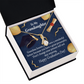 To My Granddaughter Granddaughter Graduation Gift Alluring Ribbon Necklace Message Card-Express Your Love Gifts