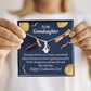 To My Granddaughter Granddaughter Graduation Gift Alluring Ribbon Necklace Message Card-Express Your Love Gifts