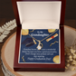 To My Granddaughter Granddaughter Graduation Gift Alluring Ribbon Necklace Message Card-Express Your Love Gifts