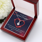 To My Granddaughter GrandDaughter in My Heart Alluring Ribbon Necklace Message Card-Express Your Love Gifts