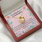 To My Granddaughter Granddaughter Special Bond Necklace Forever Necklace w Message Card-Express Your Love Gifts