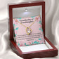 To My Granddaughter Granddaughter Special Bond Necklace Forever Necklace w Message Card-Express Your Love Gifts