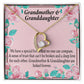 To My Granddaughter Granddaughter Special Bond Necklace Forever Necklace w Message Card-Express Your Love Gifts