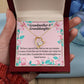 To My Granddaughter Granddaughter Special Bond Necklace Forever Necklace w Message Card-Express Your Love Gifts