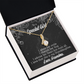 To My Granddaughter Grandma Adores You Alluring Ribbon Necklace Message Card-Express Your Love Gifts