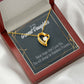 To My Granddaughter Grandma's Princess Forever Necklace w Message Card-Express Your Love Gifts