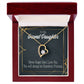 To My Granddaughter Grandma's Princess Forever Necklace w Message Card-Express Your Love Gifts