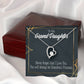 To My Granddaughter Grandma's Princess Forever Necklace w Message Card-Express Your Love Gifts
