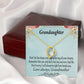 To My Granddaughter Grandma to Granddaughter Message Reach For Your Dreams Forever Necklace w Message Card-Express Your Love Gifts