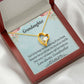 To My Granddaughter Grandma to Granddaughter Message Reach For Your Dreams Forever Necklace w Message Card-Express Your Love Gifts