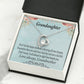 To My Granddaughter Grandma to Granddaughter Message Reach For Your Dreams Forever Necklace w Message Card-Express Your Love Gifts
